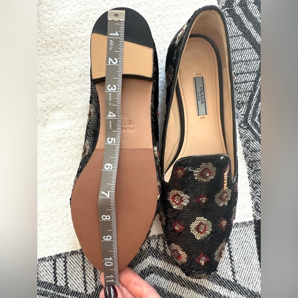 ✨PRADA✨ - Sequin Smoking Slippers/Loafers - Sz 40
